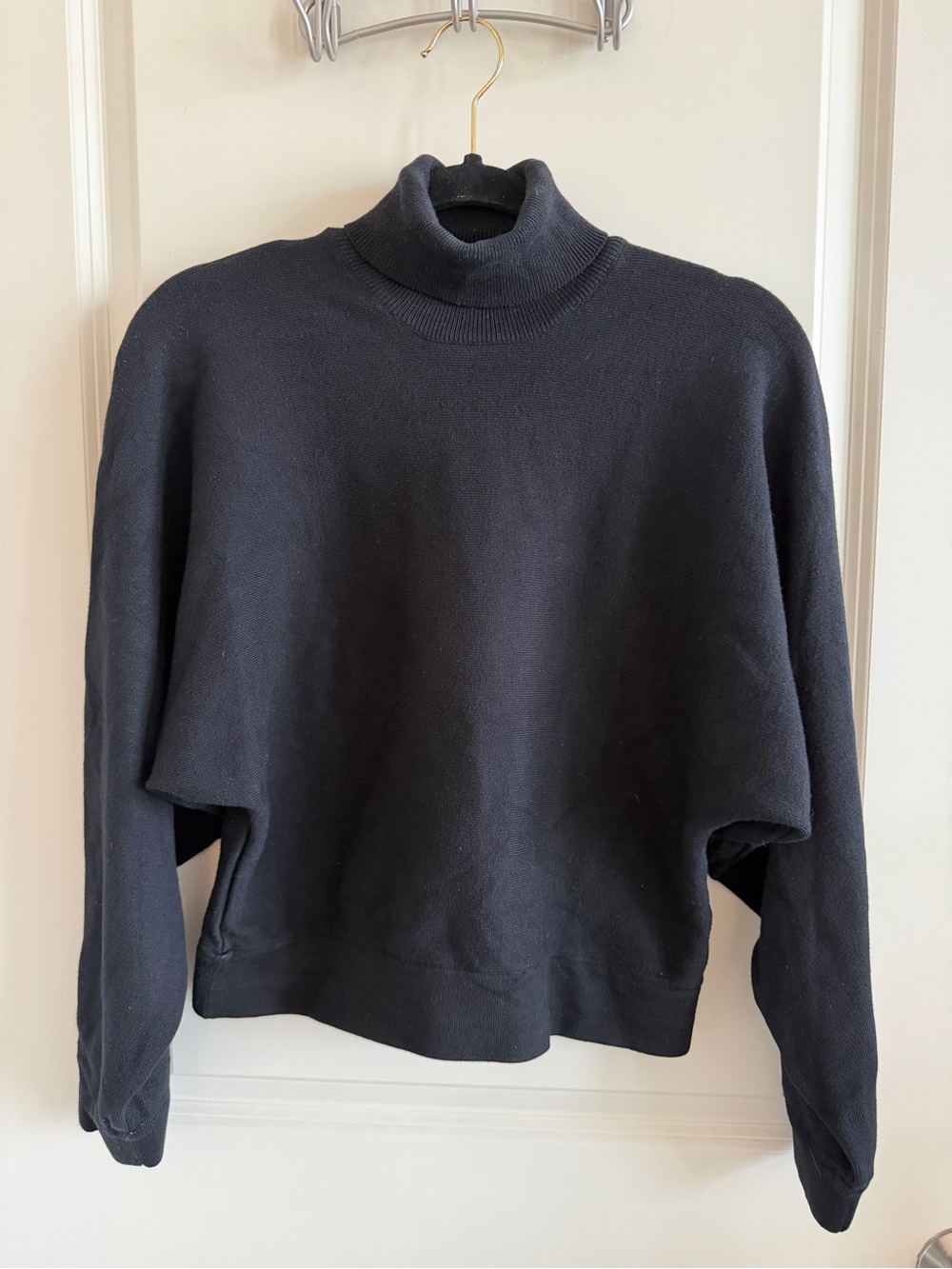 Zara Thick Knit Classic Black Women’s Turtleneck